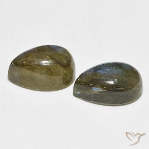 Labradorite Gemstones in 12 x 8 mm (calibrated) Size for Sale, Labradorite Stones in Multicolor Color