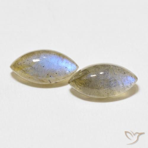 4.72ctw Natural Multicolor Labradorite, Marquise, Translucent