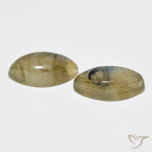 Labradorite Gemstones in 12 x 6 mm (calibrated) Size for Sale, Labradorite Stones in Multicolor Color
