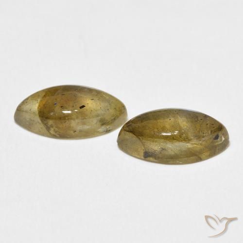 Labradorite Gemstones in 12 x 6 mm (calibrated) Size for Sale, Labradorite Stones in Multicolor Color