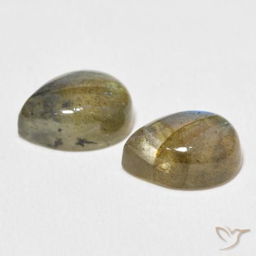 Labradorite Gemstones in 10 x 7 mm (calibrated) Size for Sale, Labradorite Stones in Multicolor Color