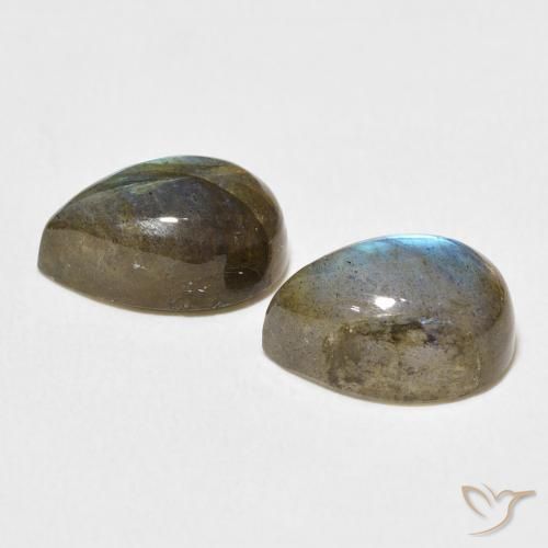 Labradorite Gemstones in 12 x 8 mm (calibrated) Size for Sale, Labradorite Stones in Multicolor Color