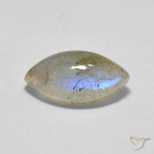 2.52ct Natural Multicolor Labradorite, Marquise, Translucent