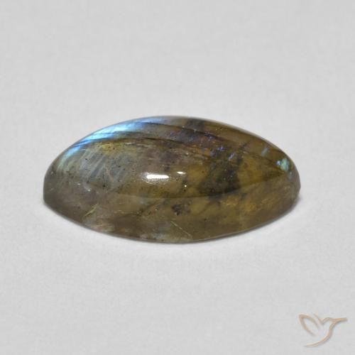 Labradorite Gemstone in 14 x 7 mm (calibrated) Size for Sale, Labradorite Stone in Multicolor Color