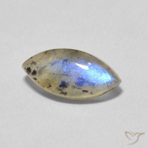 2.31ct Natural Multicolor Labradorite, Marquise, Translucent