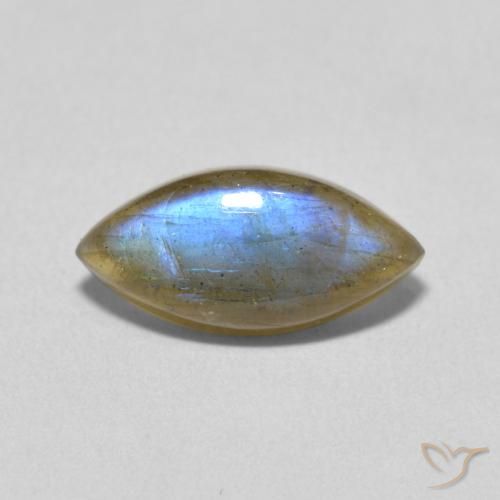 2.76ct Natural Multicolor Labradorite, Marquise, Translucent