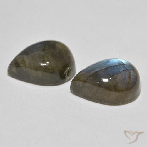 Labradorite Gemstones in 16 x 12 mm (calibrated) Size for Sale, Labradorite Stones in Multicolor Color