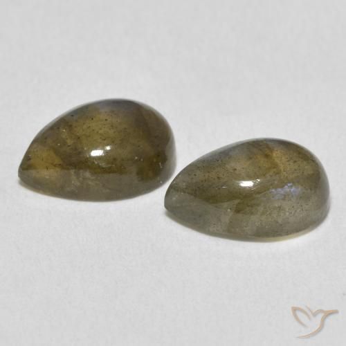 Labradorite Gemstones in 10 x 7 mm (calibrated) Size for Sale, Labradorite Stones in Multicolor Color