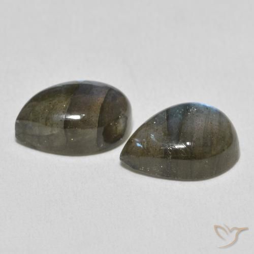 Labradorite Gemstones in 12 x 8 mm (calibrated) Size for Sale, Labradorite Stones in Multicolor Color