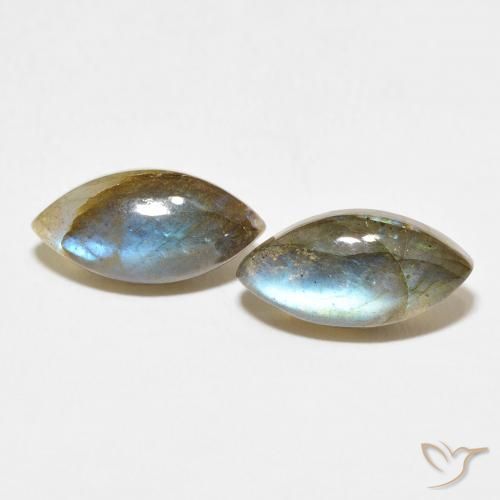 7.15ctw Natural Multicolor Labradorite, Marquise, Translucent