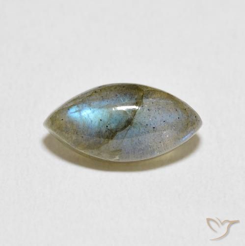 3.95ct Natural Multicolor Labradorite, Marquise, Translucent