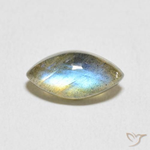 2.45ct Natural Multicolor Labradorite, Marquise, Translucent