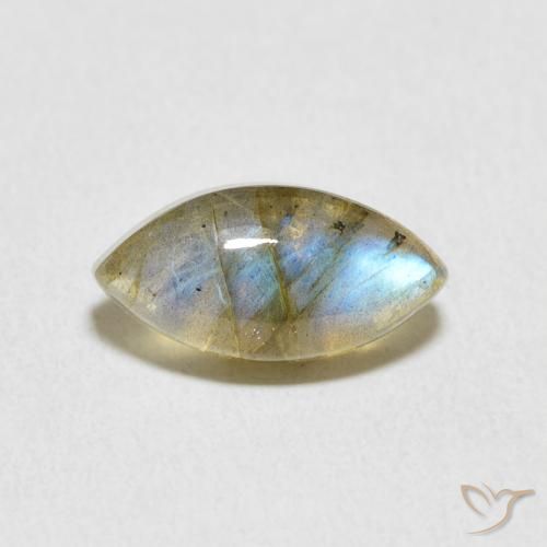 2.62ct Natural Multicolor Labradorite, Marquise, Translucent