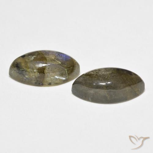 Labradorite Gemstones in 14 x 7 mm (calibrated) Size for Sale, Labradorite Stones in Multicolor Color