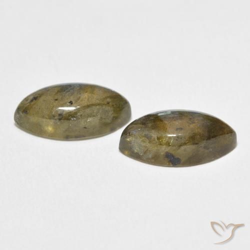 Labradorite Gemstones in 14 x 7 mm (calibrated) Size for Sale, Labradorite Stones in Multicolor Color