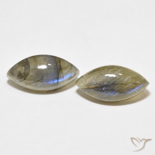 10.46ctw Natural Multicolor Labradorite, Marquise, Translucent