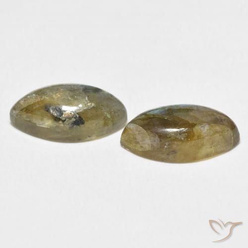 Labradorite Gemstones in 14 x 7 mm (calibrated) Size for Sale, Labradorite Stones in Multicolor Color