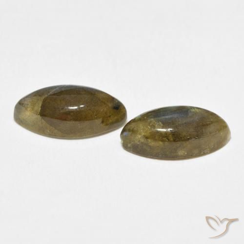 Labradorite Gemstones in 14 x 7 mm (calibrated) Size for Sale, Labradorite Stones in Multicolor Color