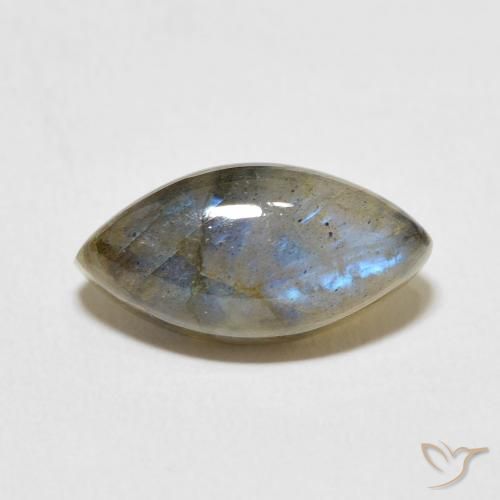 5.48ct Natural Multicolor Labradorite, Marquise, Translucent