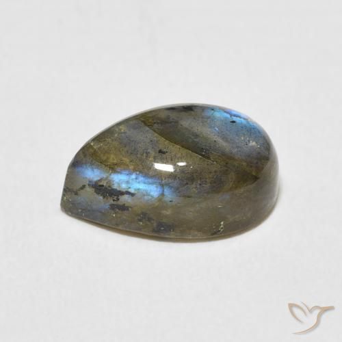 Labradorite Gemstone in 12 x 8 mm (calibrated) Size for Sale, Labradorite Stone in Multicolor Color