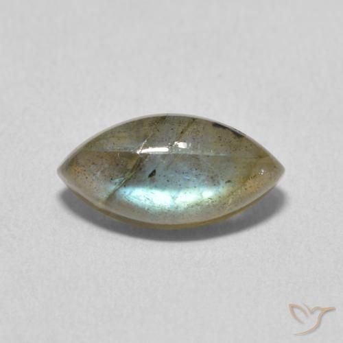2.71ct Natural Multicolor Labradorite, Marquise, Translucent