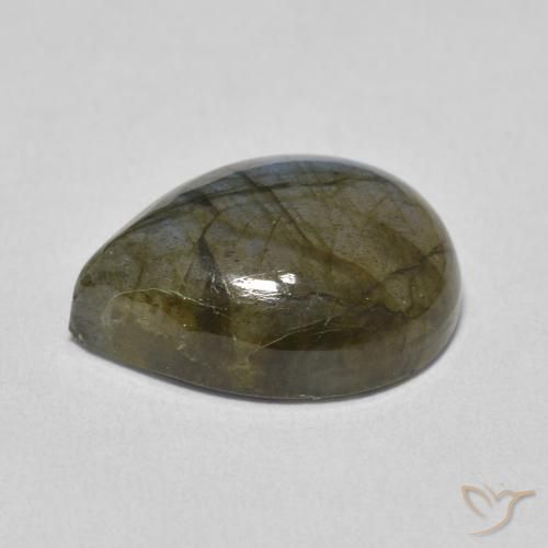 Labradorite Gemstone in 16 x 12 mm (calibrated) Size for Sale, Labradorite Stone in Multicolor Color