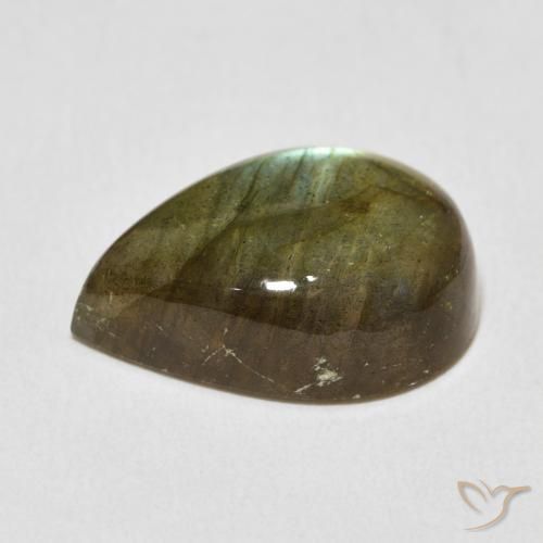 Labradorite Gemstone in 18 x 13 mm (calibrated) Size for Sale, Labradorite Stone in Multicolor Color