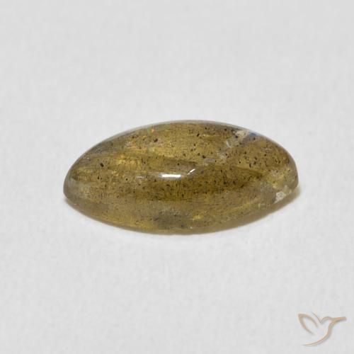 Labradorite Gemstone in 12 x 5.7 mm Size for Sale, Labradorite Stone in Multicolor Color