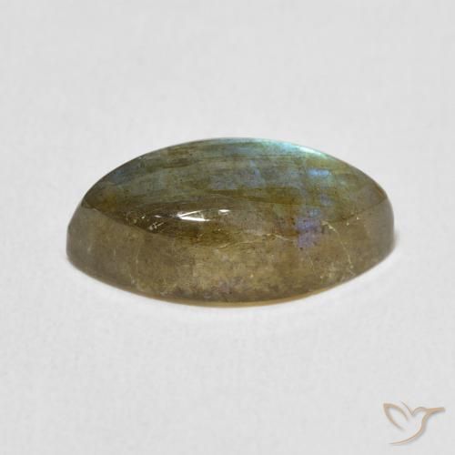 Labradorite Gemstone in 16 x 8 mm (calibrated) Size for Sale, Labradorite Stone in Multicolor Color