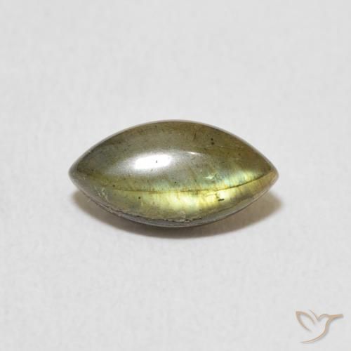 1.41ct Natural Multicolor Labradorite, Marquise, Translucent