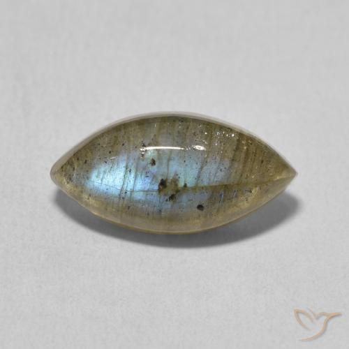 3.61ct Natural Multicolor Labradorite, Marquise, Translucent
