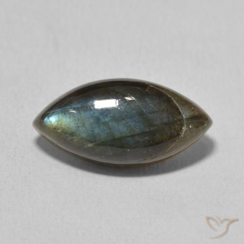 5.02ct Natural Multicolor Labradorite, Marquise, Translucent