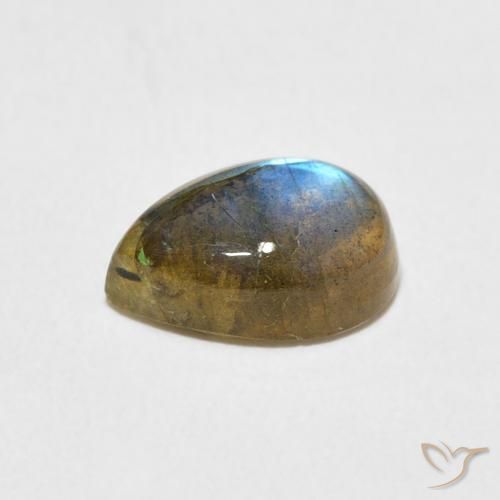 Labradorite Gemstone in 10 x 7 mm (calibrated) Size for Sale, Labradorite Stone in Multicolor Color