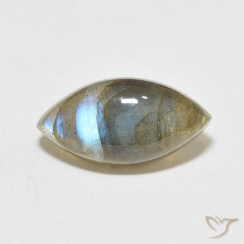 5.27ct Natural Multicolor Labradorite, Marquise, Translucent
