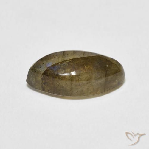 Labradorite Gemstone in 14 x 7 mm (calibrated) Size for Sale, Labradorite Stone in Multicolor Color