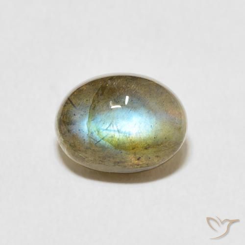 2.28ct Natural Multicolor Labradorite, Oval, Translucent