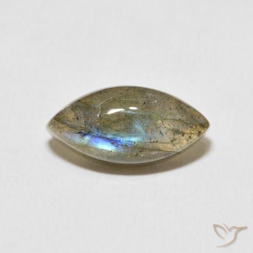3.82ct Natural Multicolor Labradorite, Marquise, Translucent