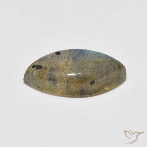 Labradorite Gemstone in 16 x 8 mm (calibrated) Size for Sale, Labradorite Stone in Multicolor Color