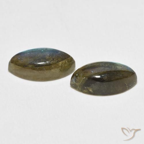 Labradorite Gemstones in 12 x 6 mm (calibrated) Size for Sale, Labradorite Stones in Multicolor Color