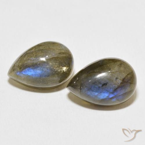 13.55ctw Natural Multicolor Labradorite, Pear Shape, Translucent