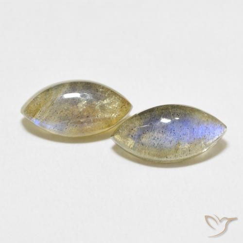 4.76ctw Natural Multicolor Labradorite, Marquise, Translucent