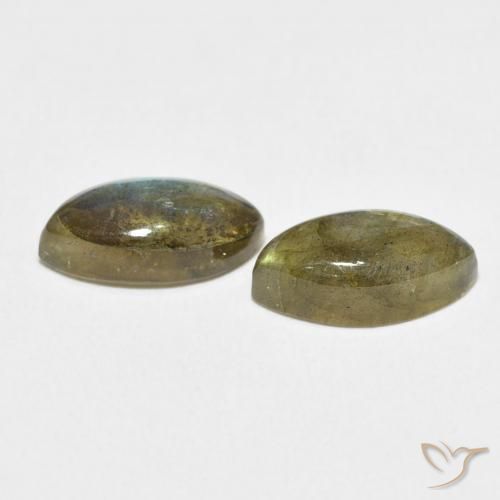 Labradorite Gemstones in 12 x 6 mm (calibrated) Size for Sale, Labradorite Stones in Multicolor Color