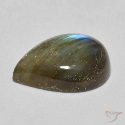 Labradorite Gemstone in 18 x 13 mm (calibrated) Size for Sale, Labradorite Stone in Multicolor Color