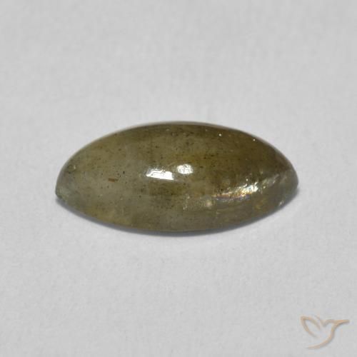 Labradorite Gemstone in 12.3 x 6.3 mm Size for Sale, Labradorite Stone in Multicolor Color