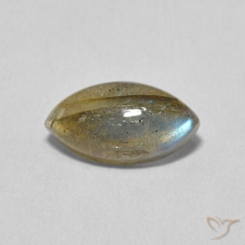 1.43ct Natural Multicolor Labradorite, Marquise, Translucent