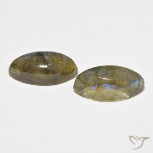 Labradorite Gemstones in 16 x 8 mm (calibrated) Size for Sale, Labradorite Stones in Multicolor Color