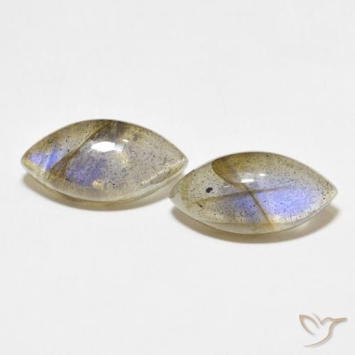 10.02ctw Natural Multicolor Labradorite, Marquise, Translucent