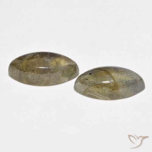 Labradorite Gemstones in 16 x 8 mm (calibrated) Size for Sale, Labradorite Stones in Multicolor Color