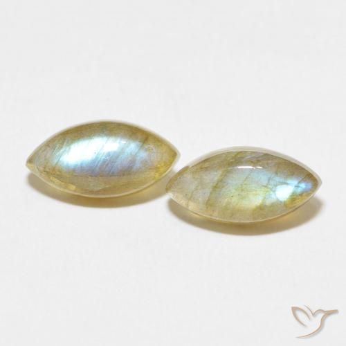 4.51ctw Natural Multicolor Labradorite, Marquise, Translucent