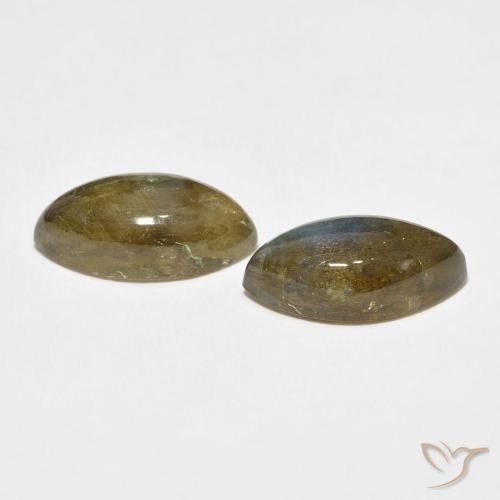 Labradorite Gemstones in 16 x 8 mm (calibrated) Size for Sale, Labradorite Stones in Multicolor Color